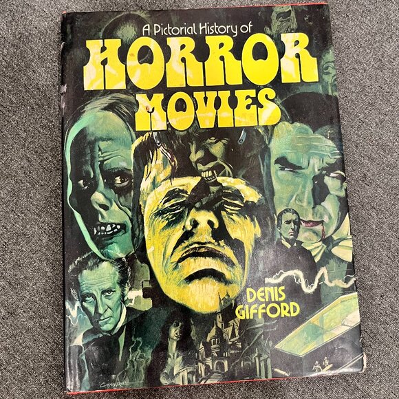 Rare 1973 "A Pictorial History of Horror Movies" by Denis Gifford Hardcover Book - Picture 1 of 12